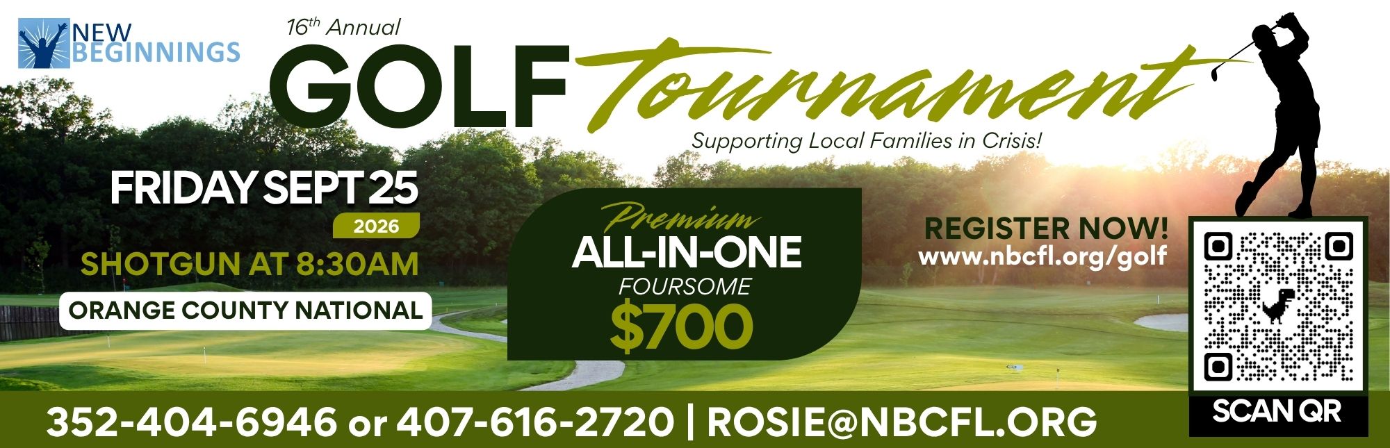 Golf Tournament Flyer 2026 6 | New Beginnings of Central Florida | NBCFL.org